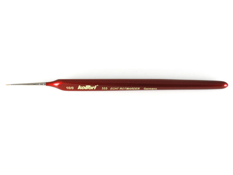 Kolibri Red Sable Brush, Size 10/0 x 3