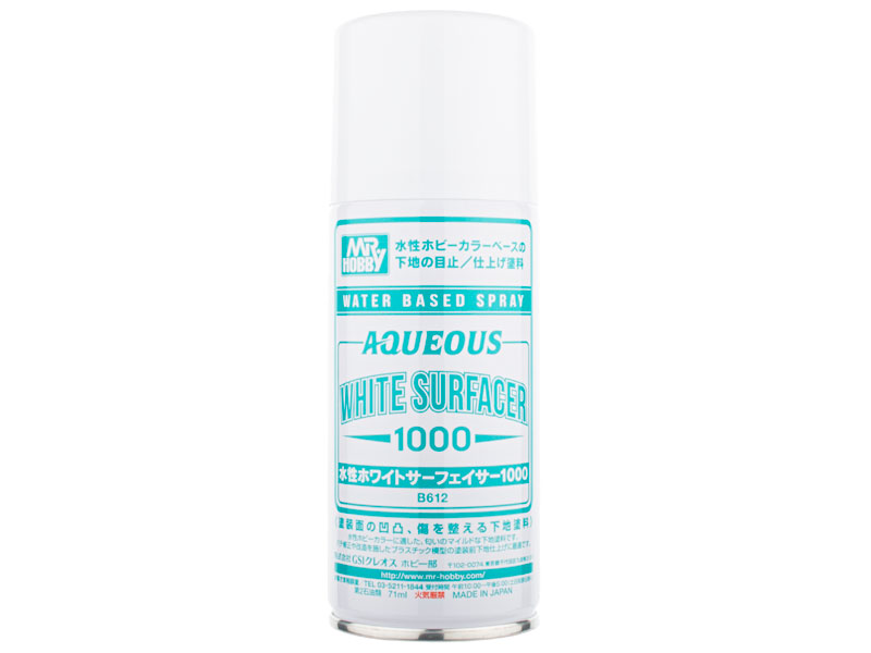 Mr Aqueous White Surfacer 1000 Aerosol