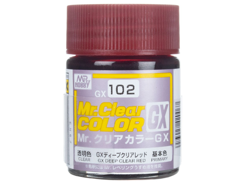 Mr Clear Color GX102 Deep Clear Red