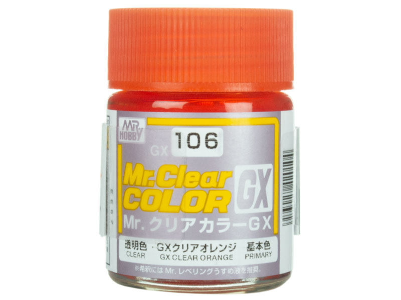 Mr Clear Color GX106 Clear Orange