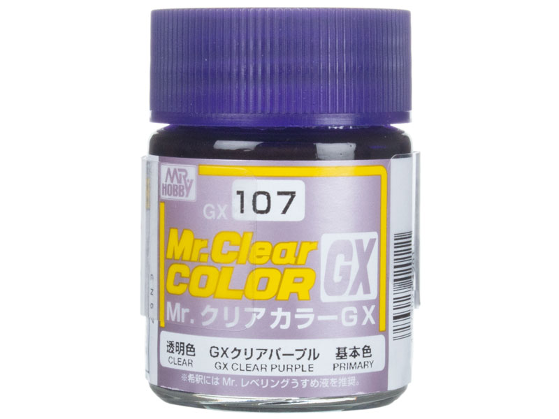 Mr Clear Color GX107 Clear Purple 