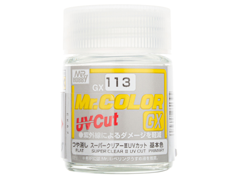 Mr Color GX113 Super Clear III UV Cut Flat