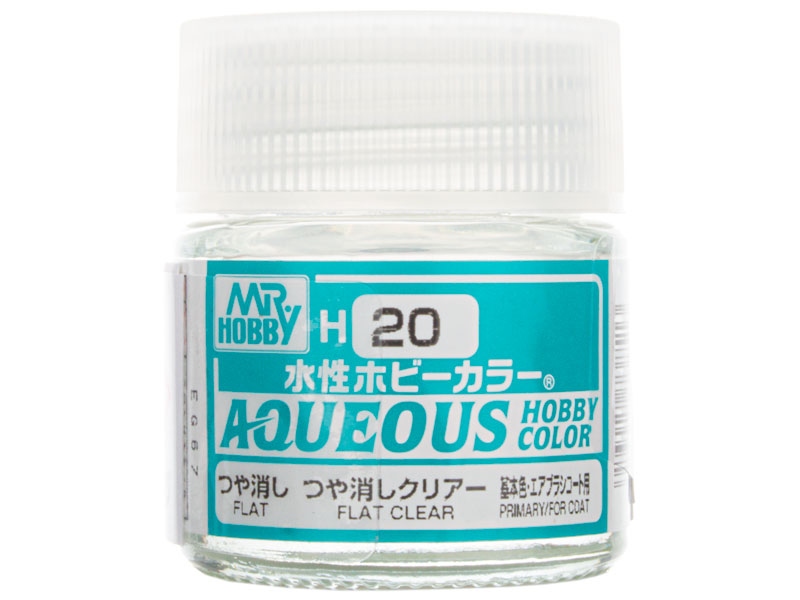 Mr Hobby Aqueous Hobby Color H020 Flat Clear