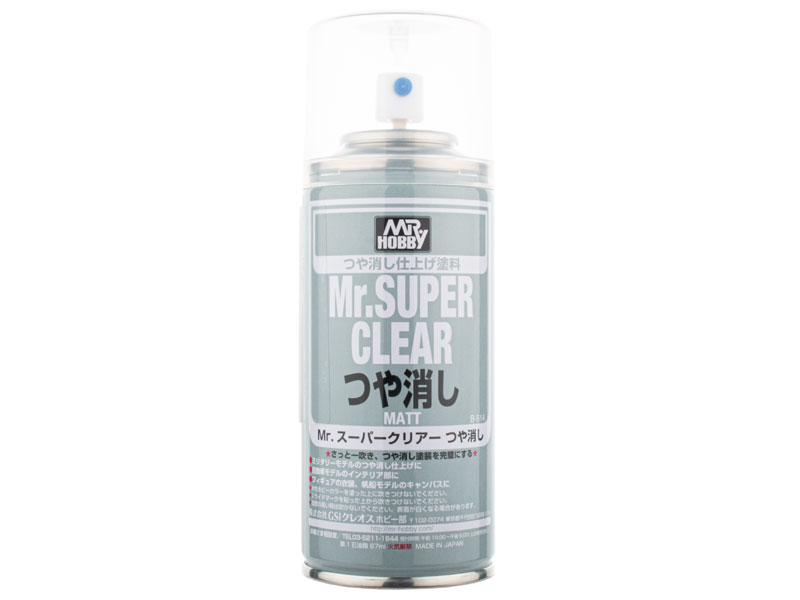 Mr. Hobby - Mr. Super Clear Top Coat Spray (Select from Flat