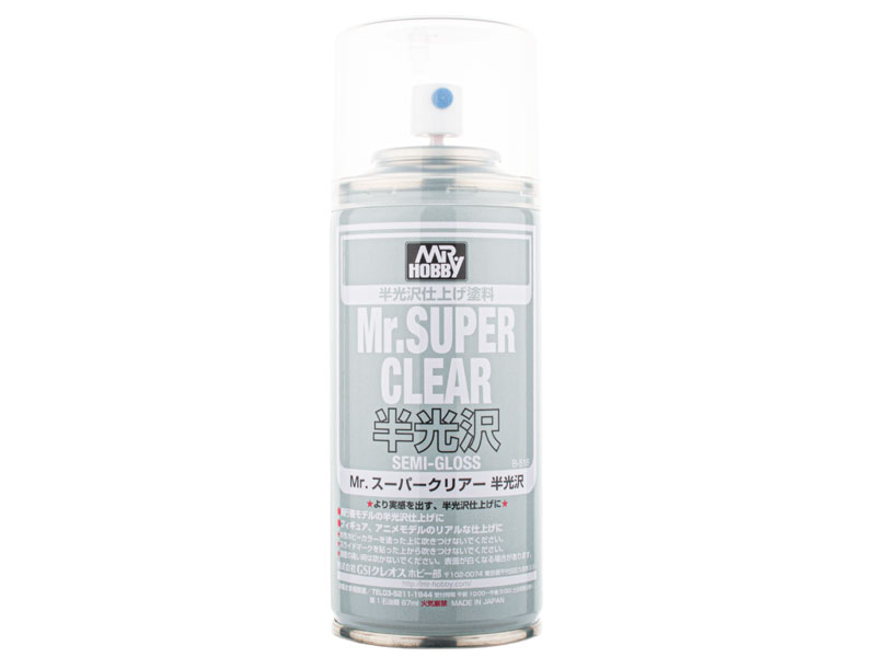 Mr. Super Clear Spray 170ml (Semi-Gloss)