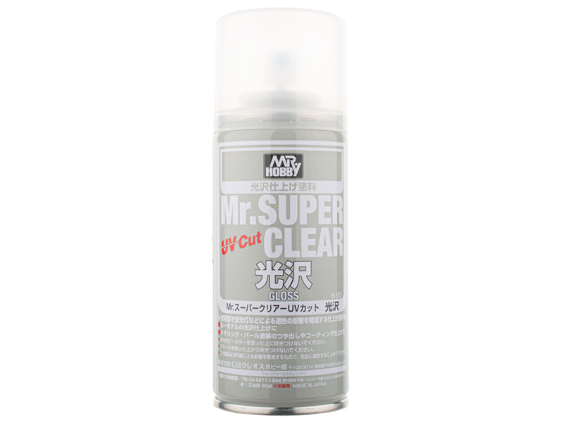 Mr. Hobby - Mr. Super Clear Top Coat Spray (Select from Flat, Gloss,  Semi-Gloss)