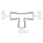 Airbrush Supply Tee, 1/8" - view 2