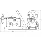 Iwata Smart Jet Plus Tubular Airbrush Compressor - view 3