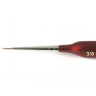 Kolibri Red Sable Brush, Size 3/0 x 3 - view 2