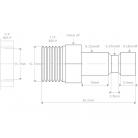 Iwata Power Jet Pro Quick Connect Tail - view 2