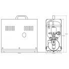 Sil Air 30D Compressor, 4L Air tank, Grey - view 8