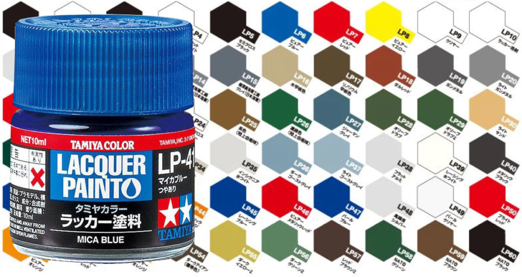 Tamiya Lacquer Paint Chart