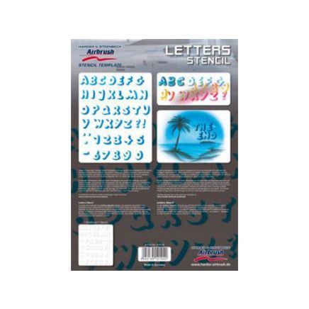 Letter Airbrush Stencil