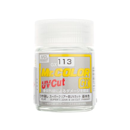 Mr Color GX113 Super Clear III UV Cut Flat