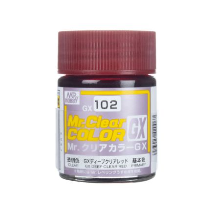 Mr Clear Color GX102 Deep Clear Red