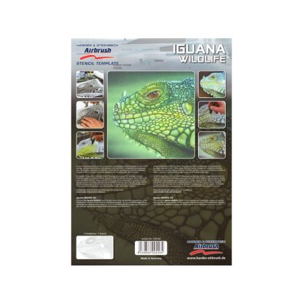 Iguana Airbrush Stencil
