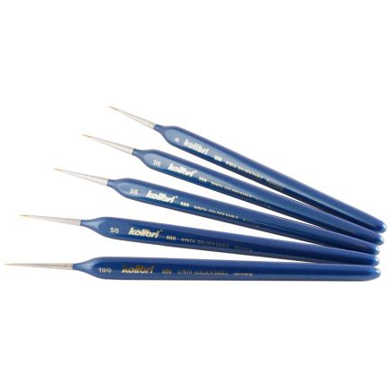 Kolibri Synthetic Golden Sable Brush Set