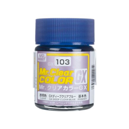 Mr Clear Color GX103 Deep Clear Blue