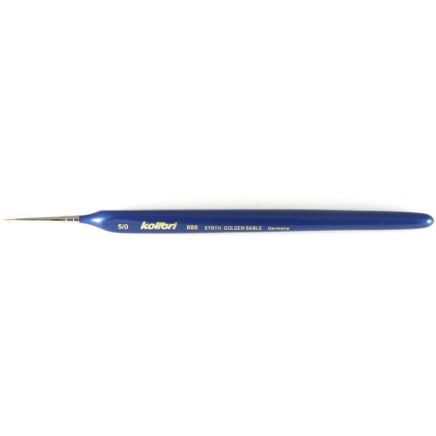 Kolibri Synthetic Golden Sable Brush Size 5/0 x 3