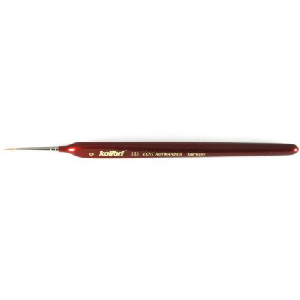 Kolibri Red Sable Brush Size 0 x 3