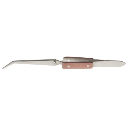 Tweezers Reverse Action Curved Tip