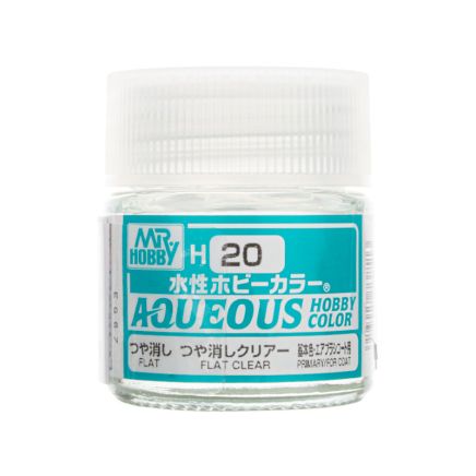 Mr Hobby Aqueous Hobby Color H020 Flat Clear