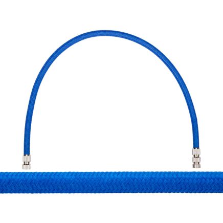 Blue Braided Airbrush Hose