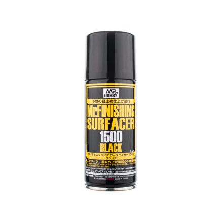 Mr Finishing Surfacer 1500 Black Aerosol