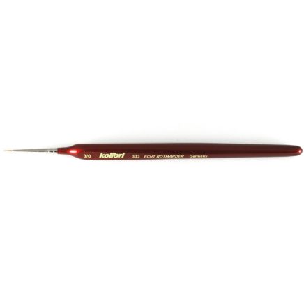 Kolibri Red Sable Brush Size 3/0 x 3