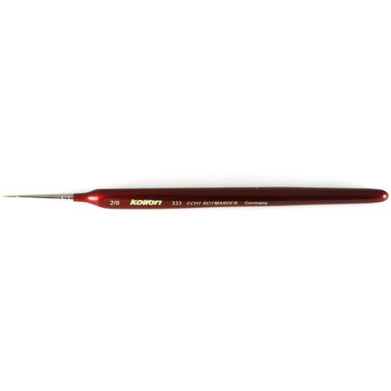 Kolibri Red Sable Brush Size 2/0 x 3