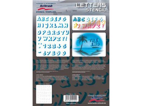 Letter Airbrush Stencil