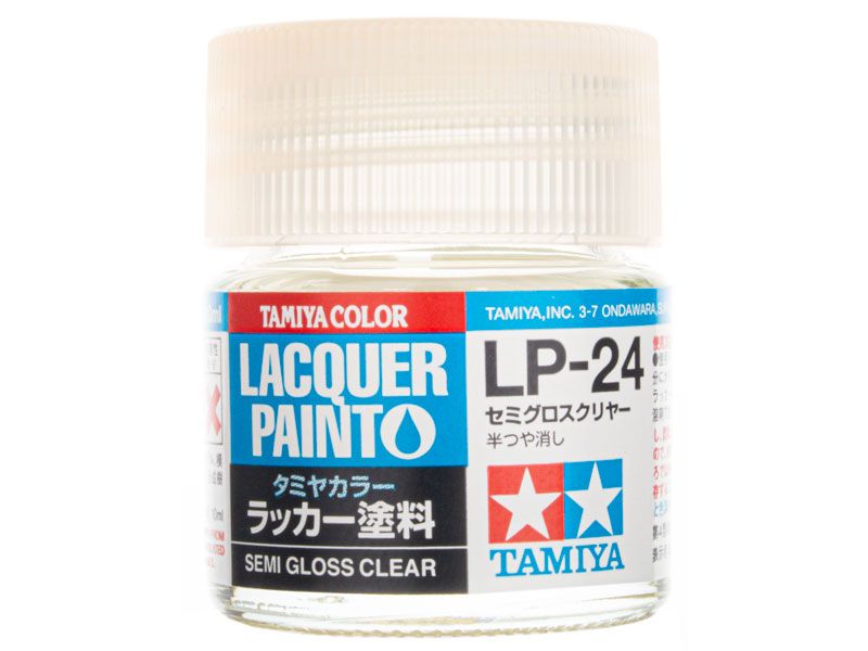 Tamiya Lacquer LP24 Clear SemiGloss