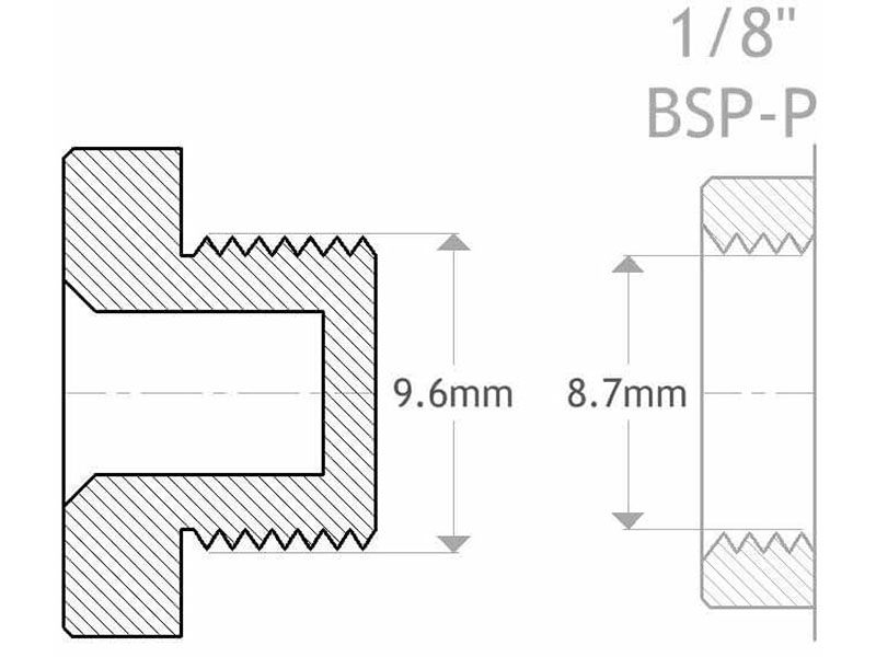 1/8' Blanking Screw