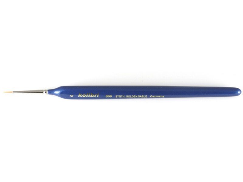 Kolibri Synthetic Golden Sable Brush Size 0 x 3