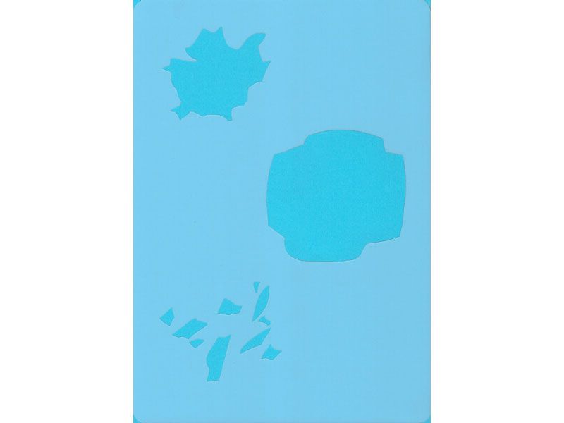 Broken Glass Airbrush Stencil