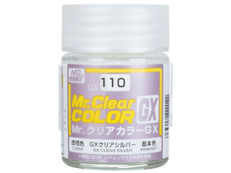 Mr Clear Color GX110 Clear Silver