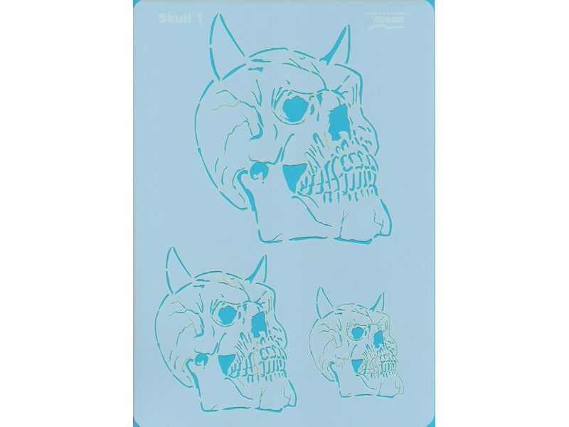 Skull Airbrush Stencil Set