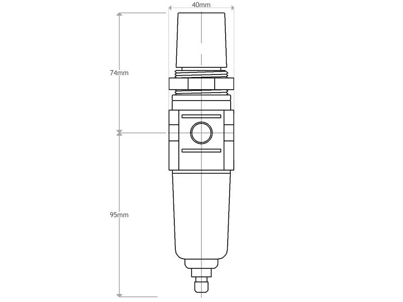 Sparmax Airbrush Compressor Regulator 1/4