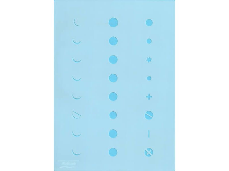 Screw Head Airbrush Stencil