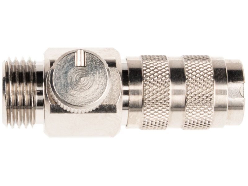 Quick Connect to 1/8' Male With Flow Control.