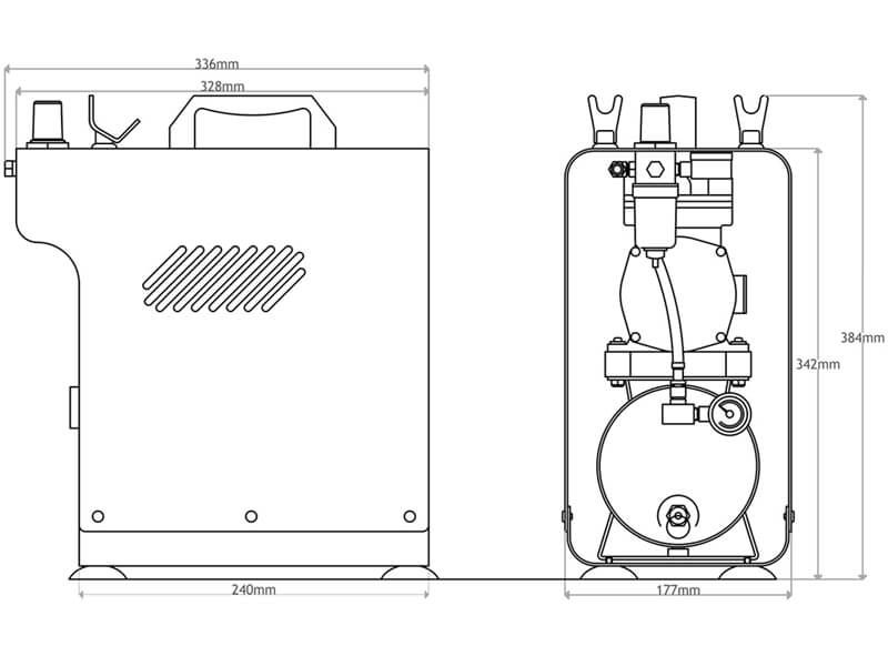 Sparmax TC-620X Airbrush Compressor