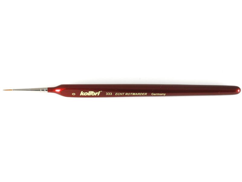 Kolibri Red Sable Brush Size 0 x 3