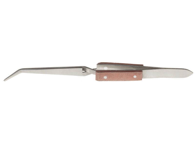 Tweezers Reverse Action Curved Tip