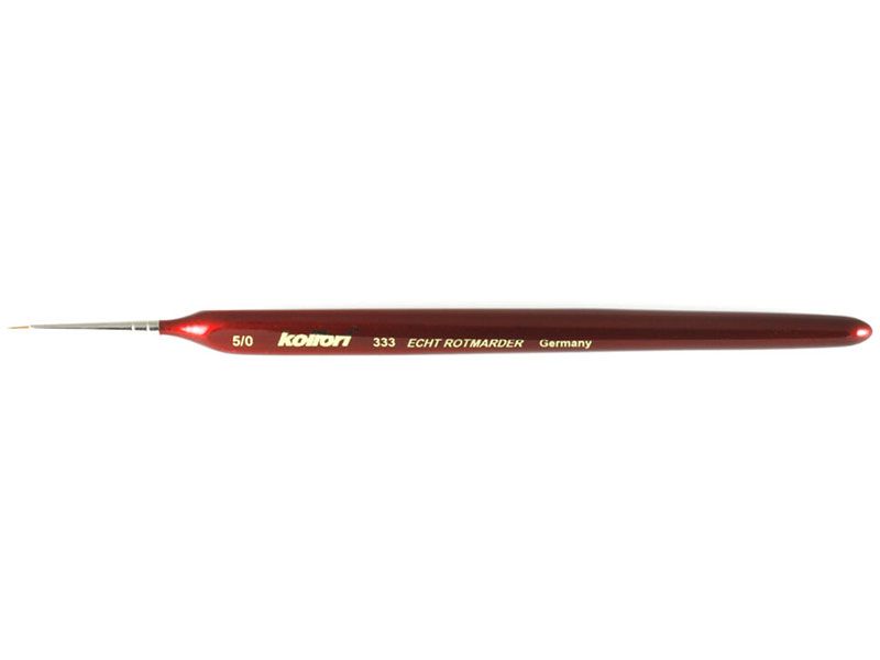 Kolibri Red Sable Brush Size 5/0 x 3