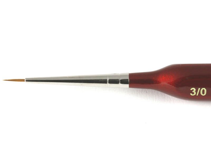 Kolibri Red Sable Brush Size 3/0 x 3