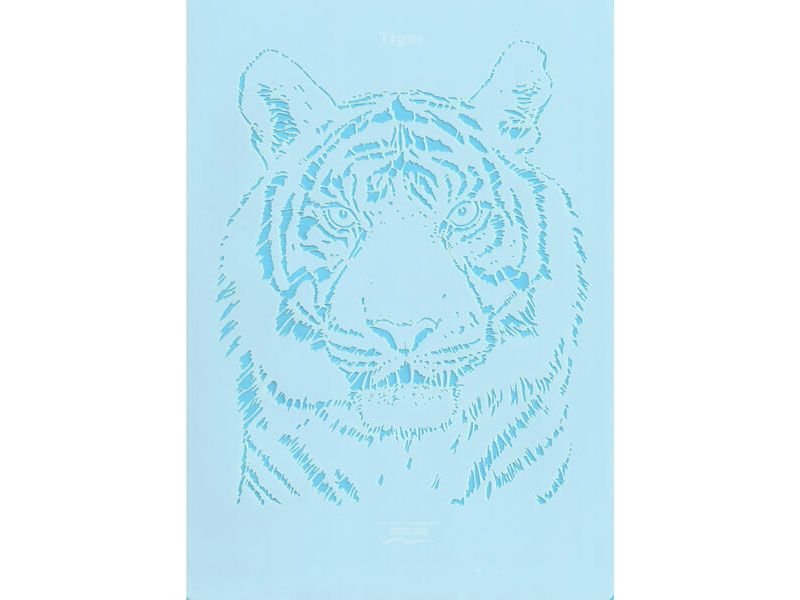 Tiger Airbrush Stencil