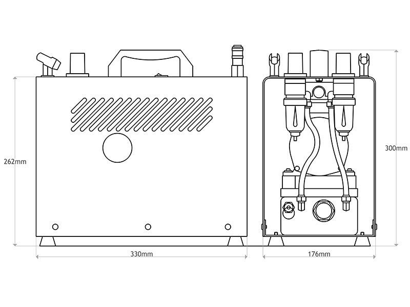 Iwata Power Jet Pro Airbrush Compressor