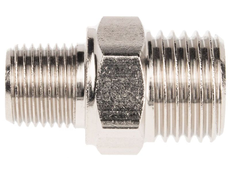 Coupler Reducing 1/4' Male to 1/8' Male