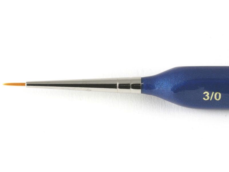 Kolibri Synthetic Golden Sable Brush Size 3/0 x 3