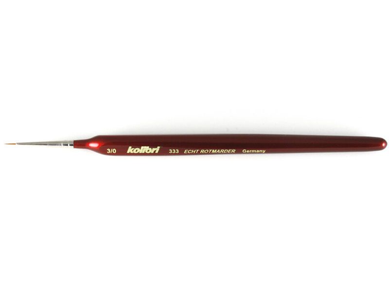 Kolibri Red Sable Brush Size 3/0 x 3